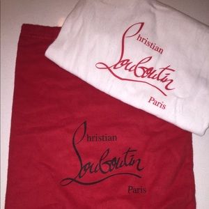 Louboutins show dust bags..
